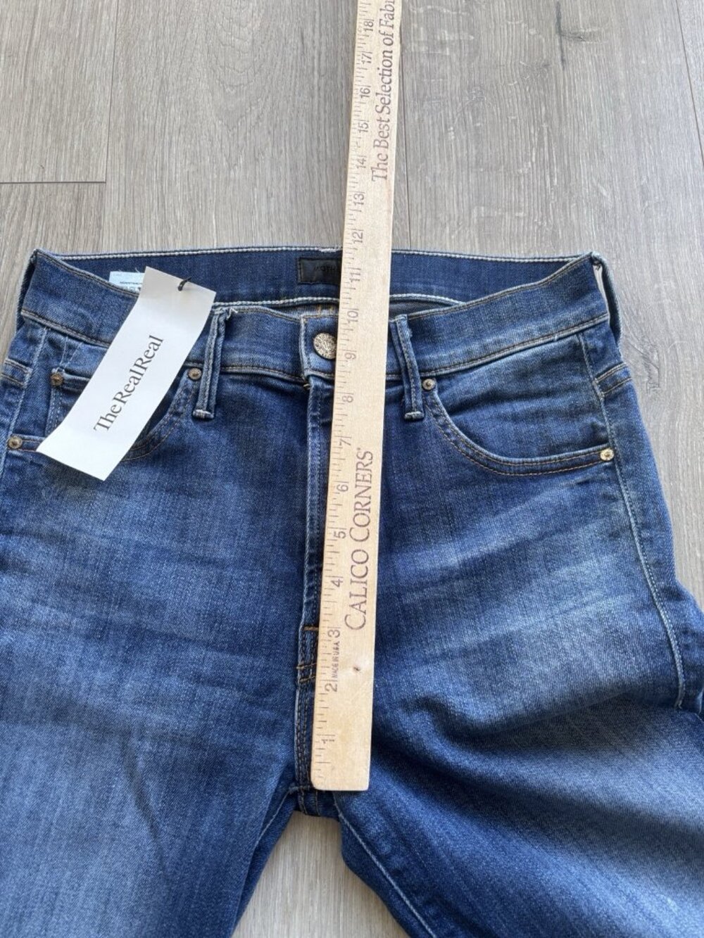 Mother "Insider Crop Step Fray" Rough Enough, Women's Jeans Size 26 - Picture 12 of 13